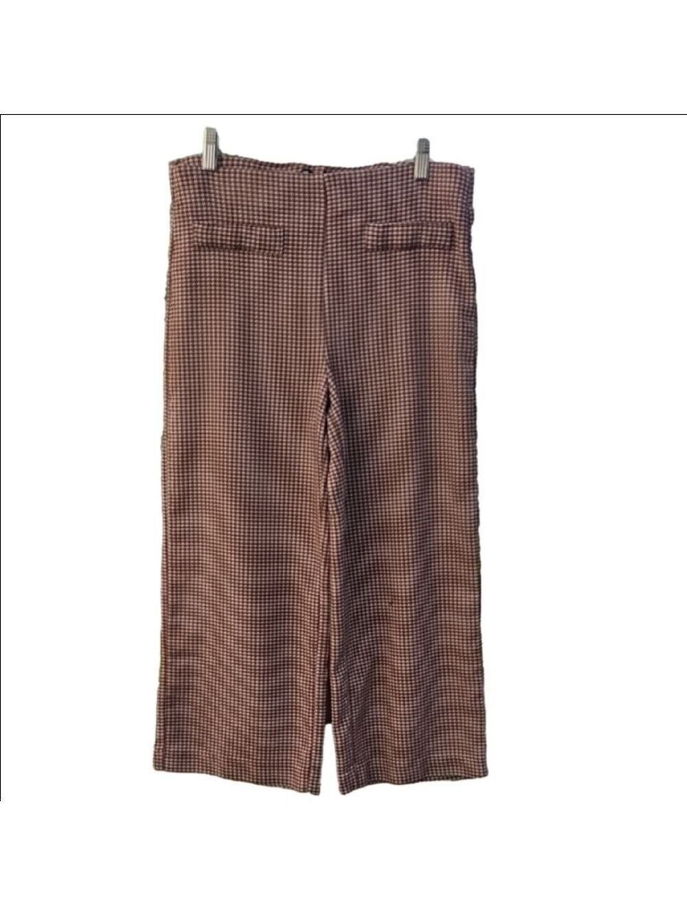 Jules & Leopold Brown Houndstooth Checkered Chinos - Picture 2 of 7